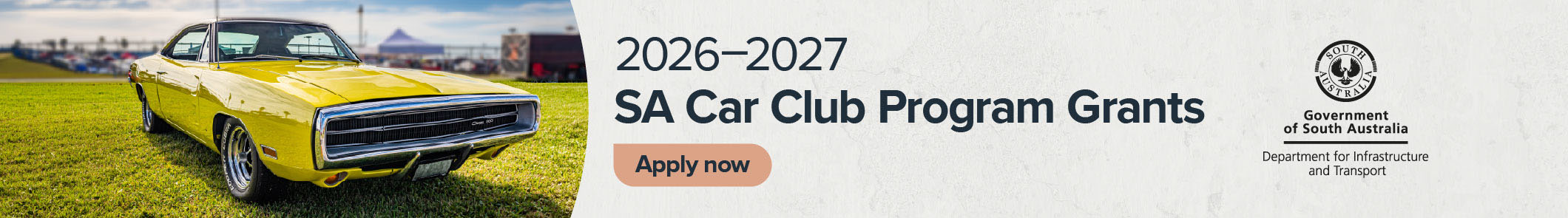 SA Car Club Program Grants 2026-2027