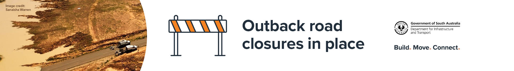 Outback road closures in place