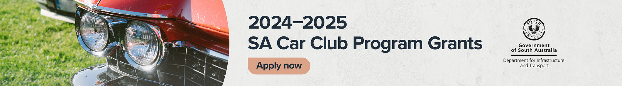 SA Car Club Program Grants apply now 